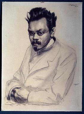 Portrait of the author Alexei M. Remizov (1877-1957)