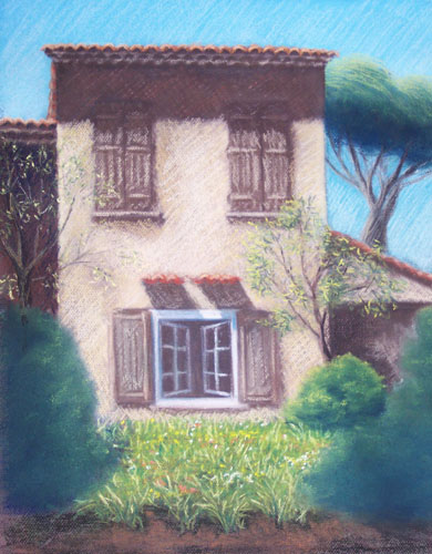 House of the Neighbours (Pramousquier / Côte d´Azur) from Brigitte Courté