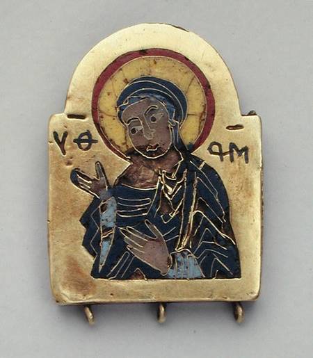 Icon of the Virgin Mary from Byzantine School