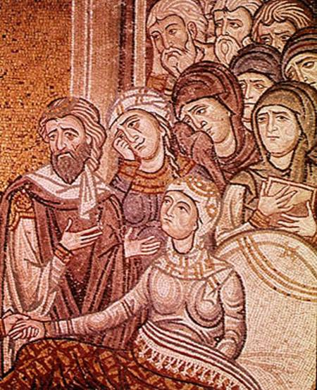 The Raising of Jairus's Daughter  (detail) from Byzantine School