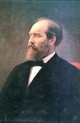 James A. Garfield (1831-81) (oil on canvas) from Calvin Curtis