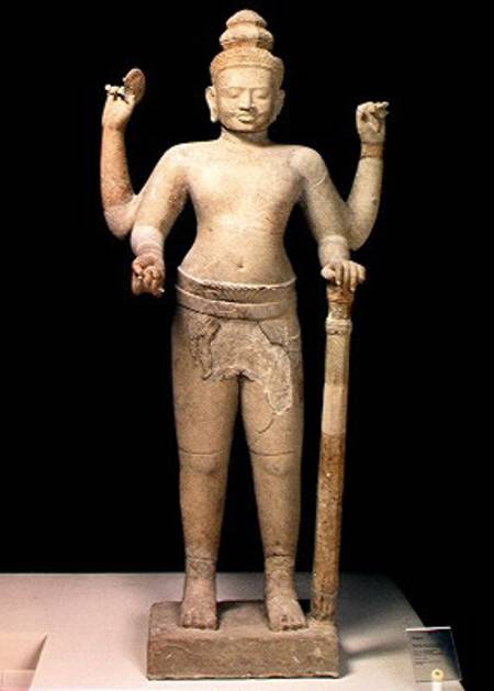 Standing Vishnu from Cambodian