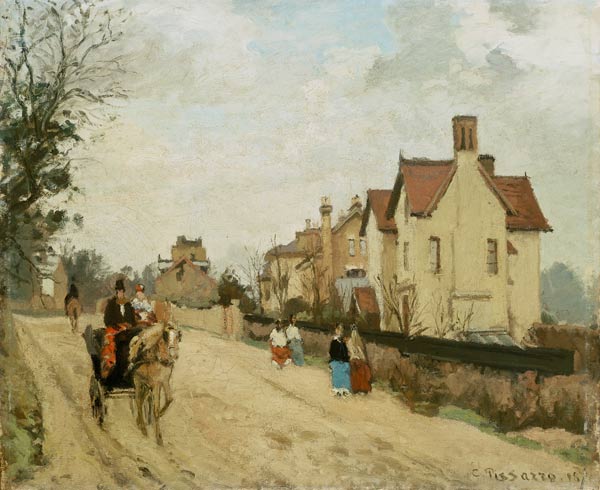 Street in Upper Norwood. from Camille Pissarro