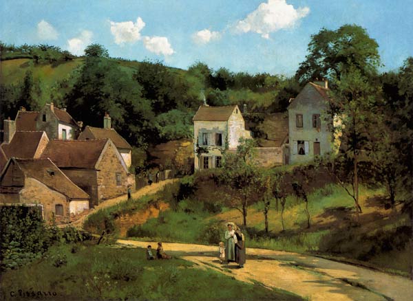 L ' Hermitage Pontoise from Camille Pissarro
