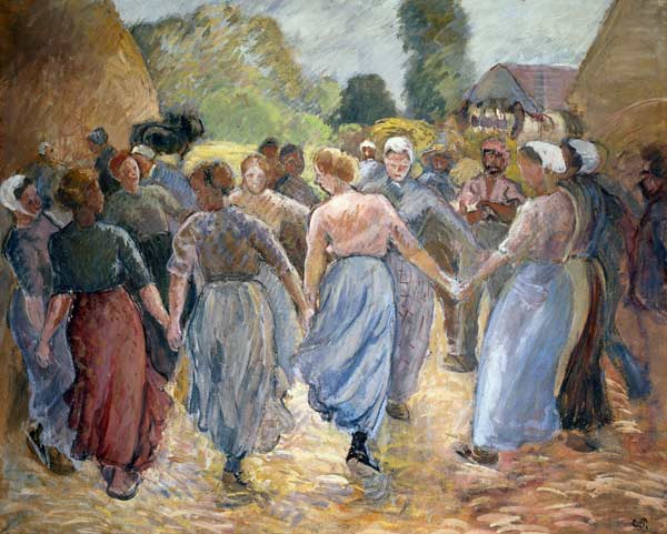 The round dance from Camille Pissarro