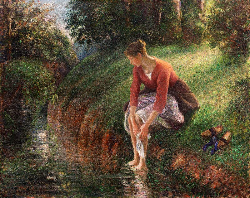 The footbath from Camille Pissarro