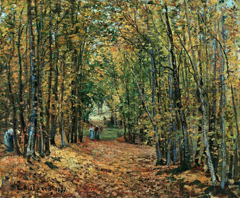 The Woods at Marly from Camille Pissarro