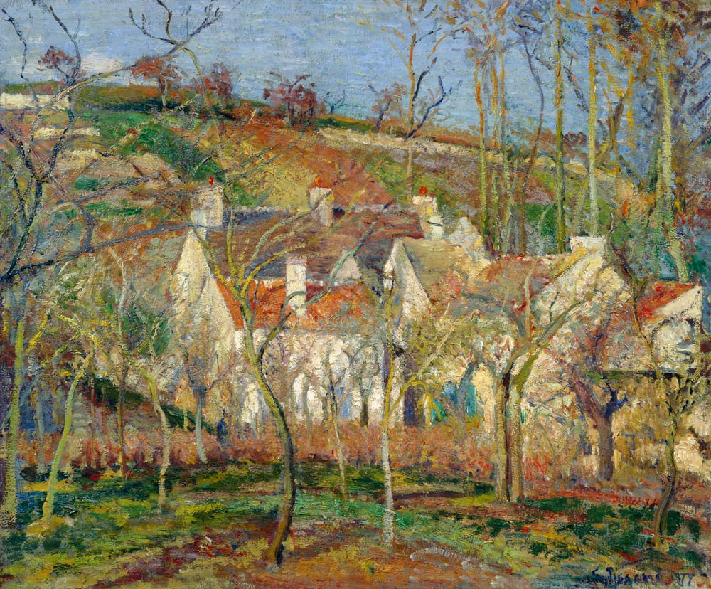 The red roofs from Camille Pissarro