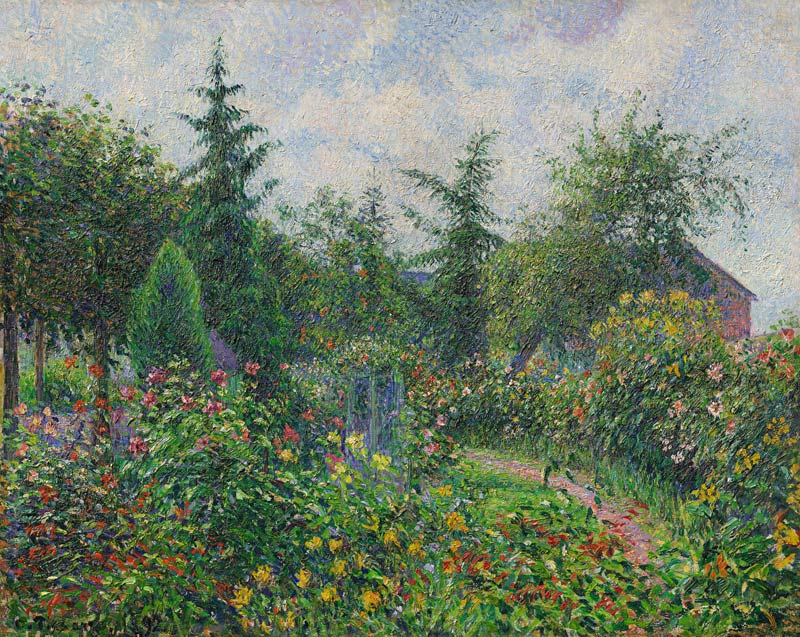 Garten und Hühnerstall von Octave Mirbeau, Les Damps from Camille Pissarro