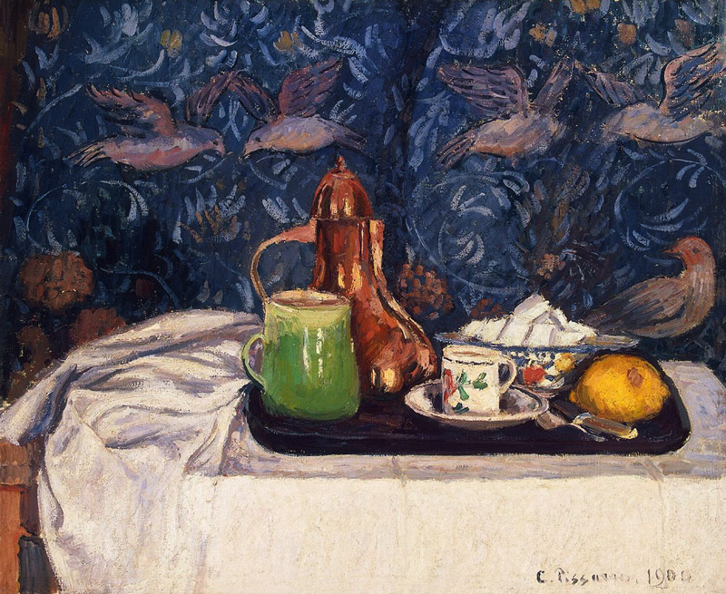 Still Life with a Coffeepot from Camille Pissarro