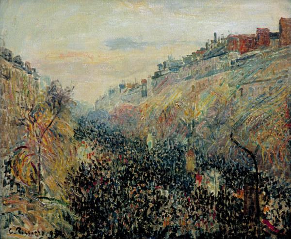 Camille Pissarro / Boulevard Montmartre from Camille Pissarro