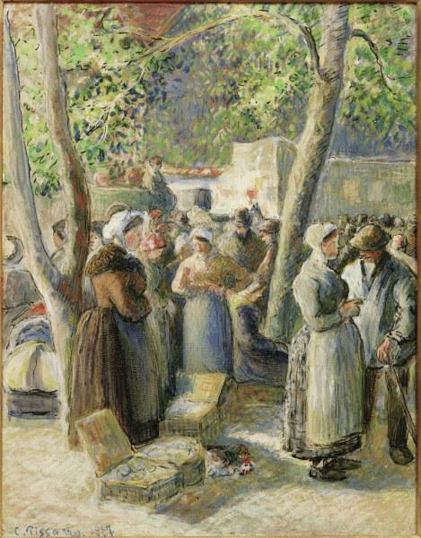 C.Pissarro, Der Markt in Gisors from Camille Pissarro
