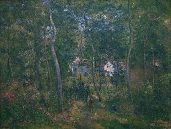 C.Pissarro, Der Wald von L Hermitage from Camille Pissarro