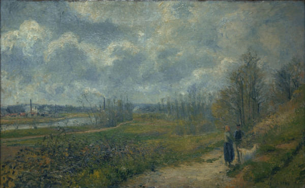 C.Pissarro, Der Weg bei Le Chou from Camille Pissarro