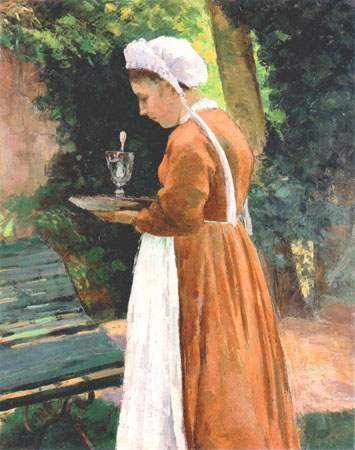 The servant from Camille Pissarro