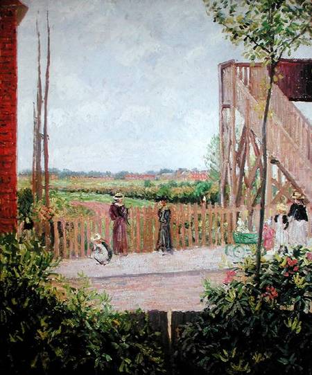 The Footbridge, Bath Road, Bedford Park from Camille Pissarro