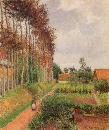 The farmstead the Auberge Ango, Varengeville from Camille Pissarro
