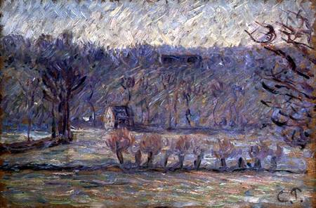 The Hill at Vaches, Bazincourt from Camille Pissarro