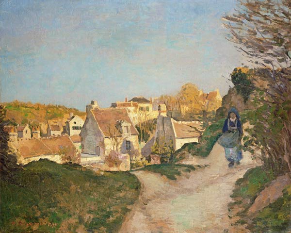 The hills of Jallais, Pontoise from Camille Pissarro