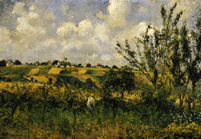 Countryside at Pontoise from Camille Pissarro