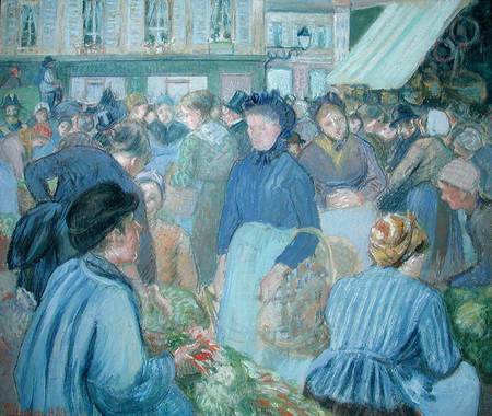 The Market at Gisons from Camille Pissarro