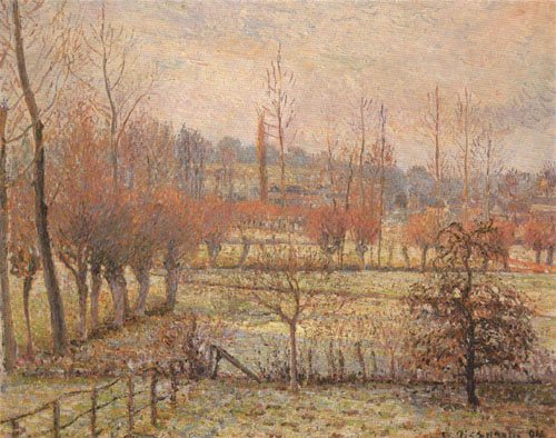 Hoarfrost, morning from Camille Pissarro
