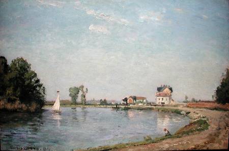 At the River's Edge from Camille Pissarro