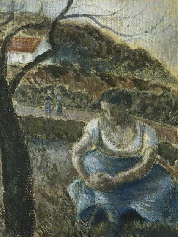 Sitzende Bäuerin (Paysanne Assise) from Camille Pissarro