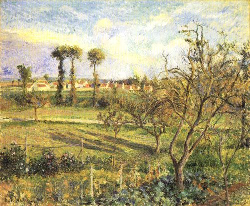 Sunset in Valhermeil at Pontoise from Camille Pissarro
