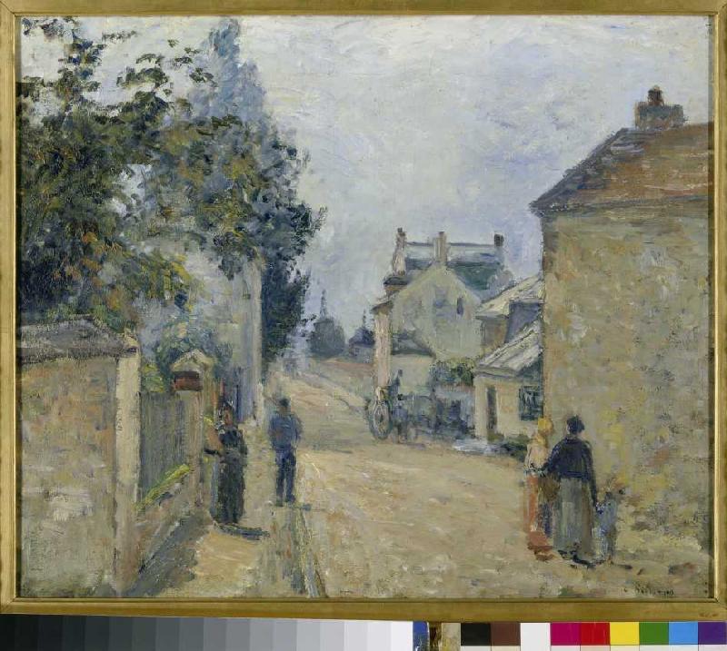Strasse in the hermitage, Pontoise from Camille Pissarro