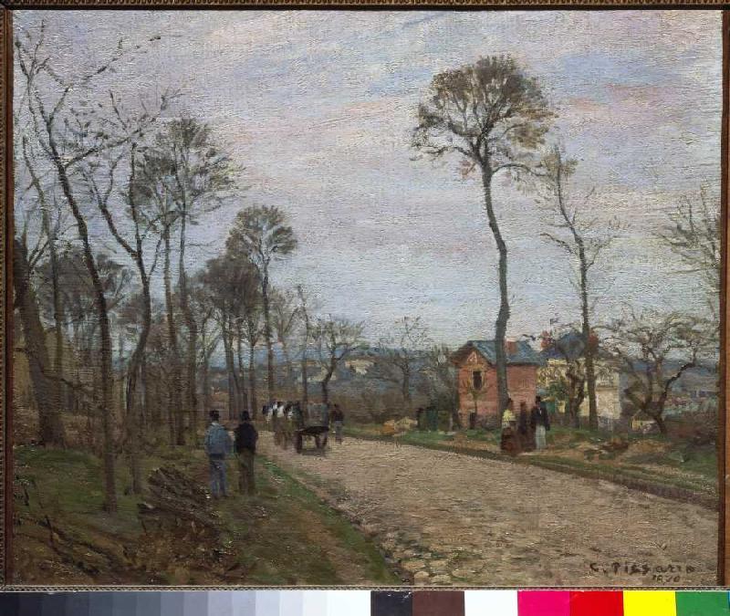 The Strasse of Louvecienne from Camille Pissarro