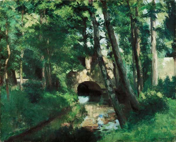 The Little Bridge, Pontoise from Camille Pissarro