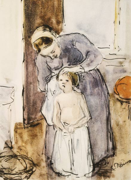 C. Pissarro / The Toilette / c. 1883 from Camille Pissarro