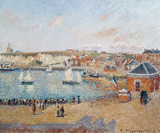 The Outer Harbour at Dieppe from Camille Pissarro