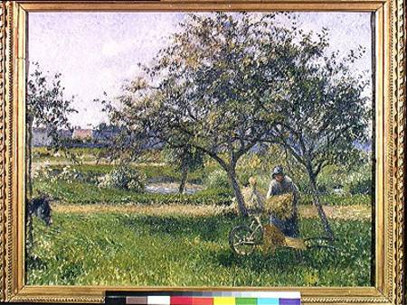 The Wheelbarrow, Orchard from Camille Pissarro