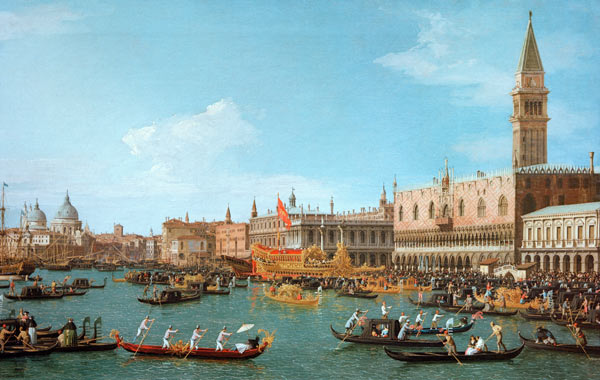 Venice / Il Bucintoro / Canaletto from Giovanni Antonio Canal (Canaletto)