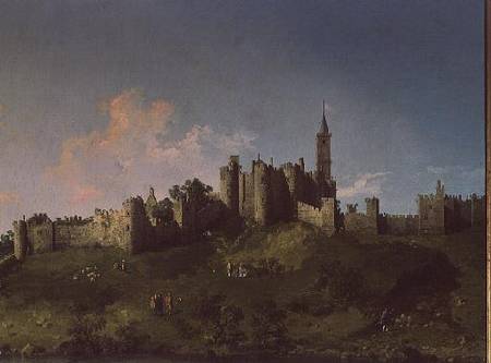 Alnwick Castle from Giovanni Antonio Canal (Canaletto)