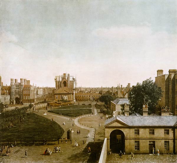 London: Whitehall and The Privy guards from Richmond House from Giovanni Antonio Canal (Canaletto)