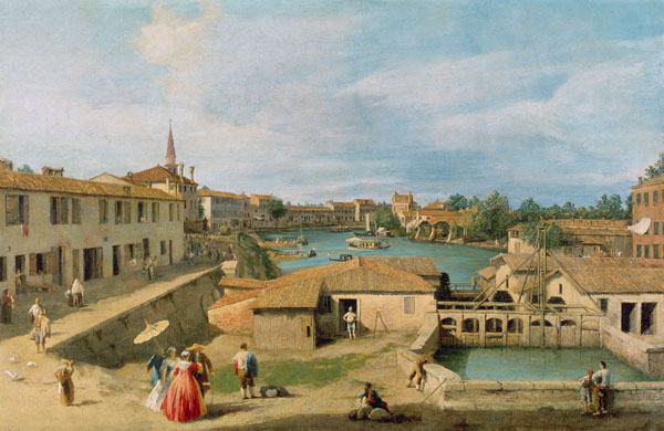 Dolo (Brenta) from Giovanni Antonio Canal (Canaletto)