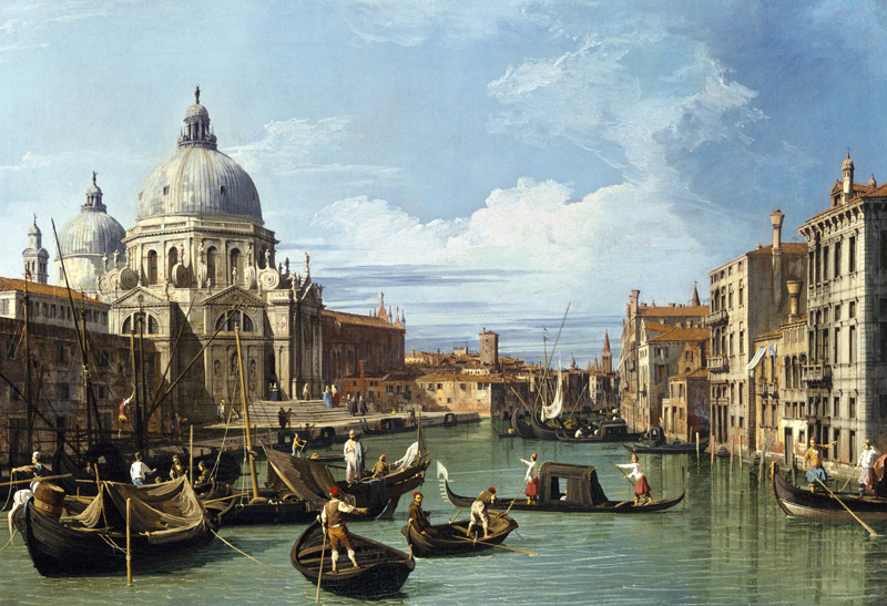 The Entrance to the Grand Canal, Venice from Giovanni Antonio Canal (Canaletto)