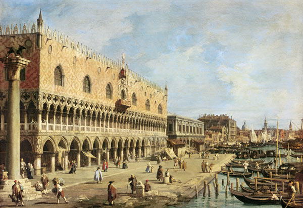 Art Print/Poster Venice 3456 Canaletto: View of the Riva degli Schiavoni 