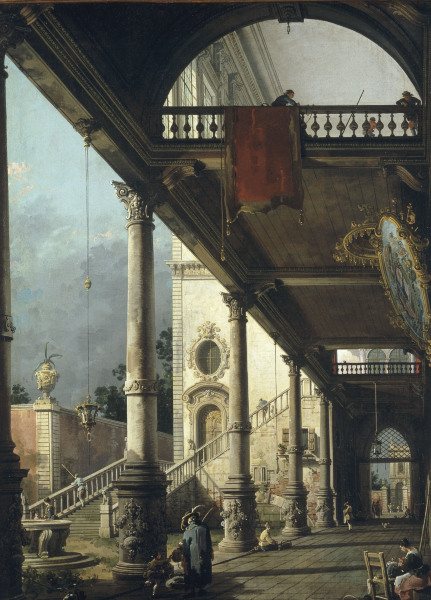 Canaletto / Capricio / Paint./ 1765 from Giovanni Antonio Canal (Canaletto)