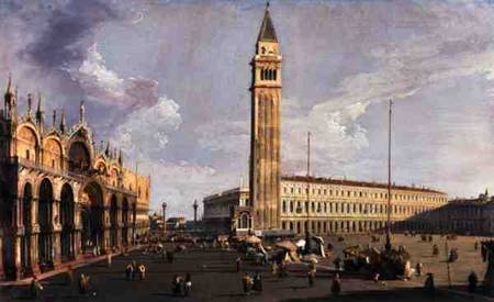 Piazza San Marco, looking South West from Giovanni Antonio Canal (Canaletto)