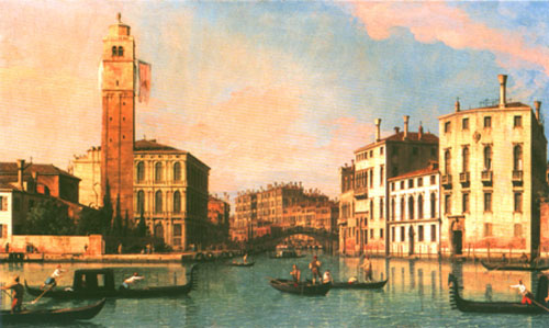 P. Geremia and The Entrance to of The Cannaregio from Giovanni Antonio Canal (Canaletto)