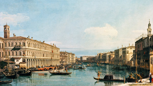 Scala Dei Giganti by (Giovanni Antonio Canal) Canaletto Reproduction For  Sale