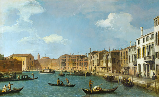 View of the Canal of Santa Chiara, Venice from Giovanni Antonio Canal (Canaletto)