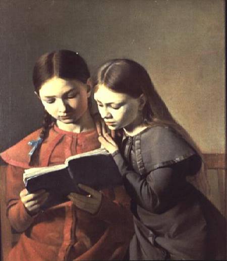 The Artist's two youngest sisters from Carl-Christian-Constantin Hansen