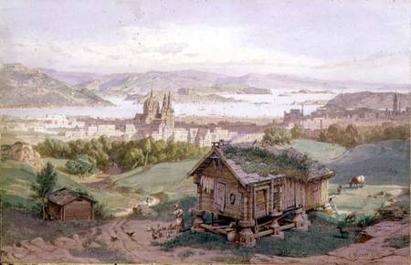 View of Christiania from Carl Friedr.Heinrich Werner