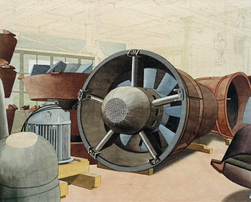 Turbine, um 1938. from Carl Grossberg