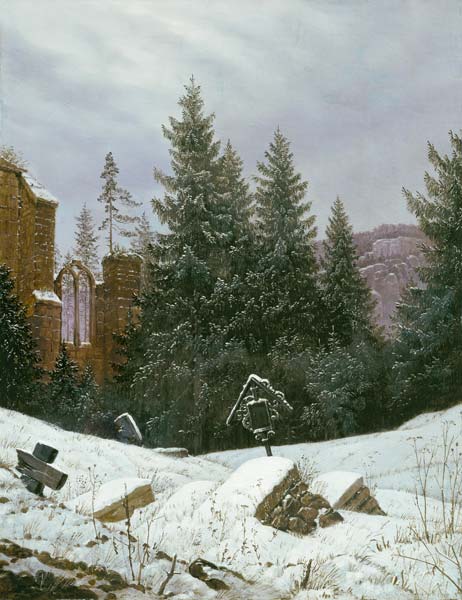 The cemetery on the Oybin from Carl Gustav Carus